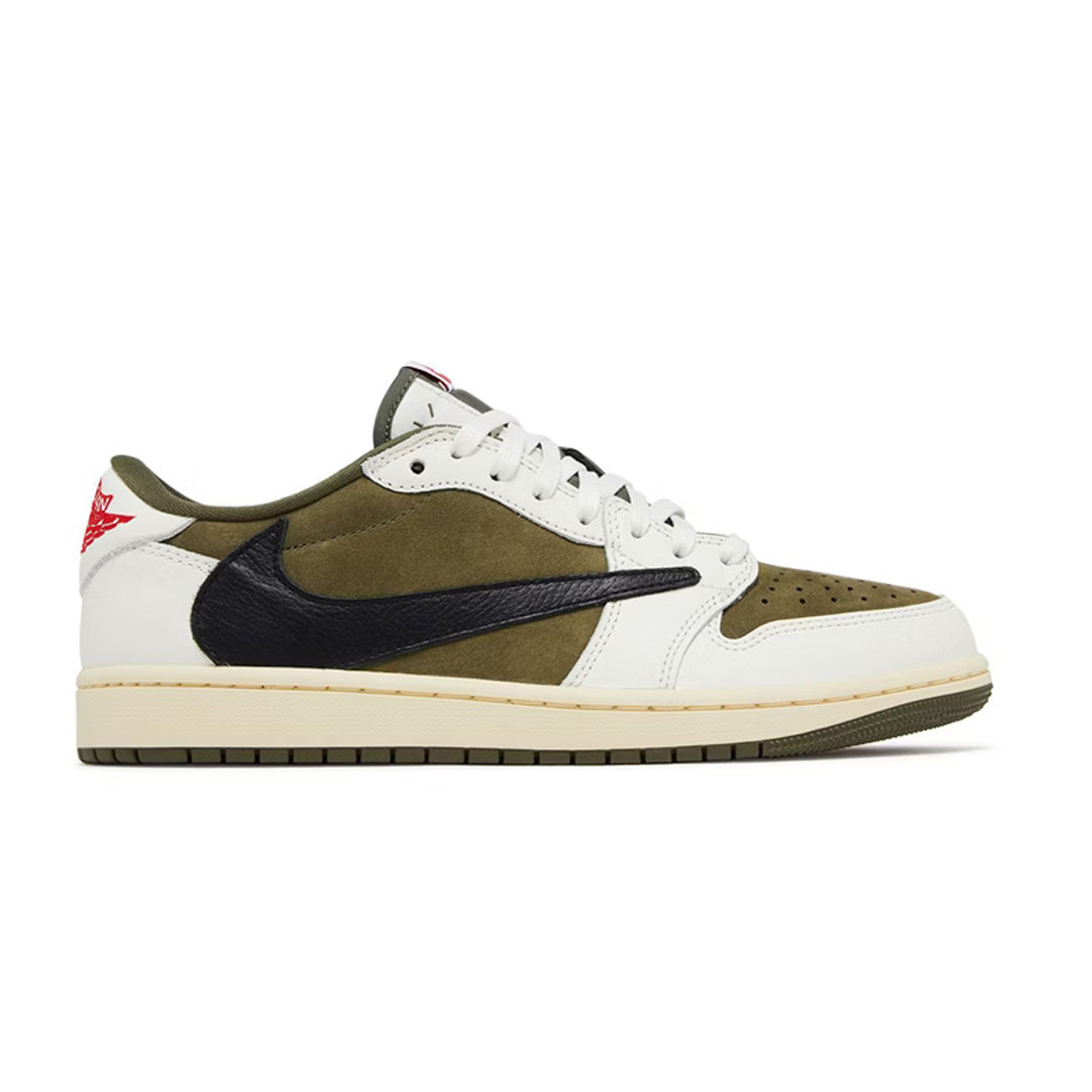Travis Scott x Air Jordan 1 Low Medium Olive – MR UNDIVIDED