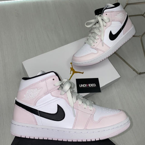 JORDAN 1 MID BARELY ROSE