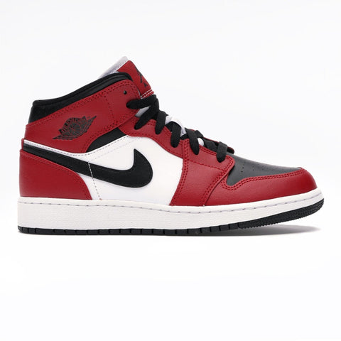 Jordan 1 Mid Chicago Black Toe