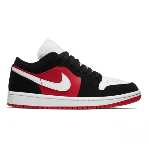 JORDAN 1 LOW RED WHITE