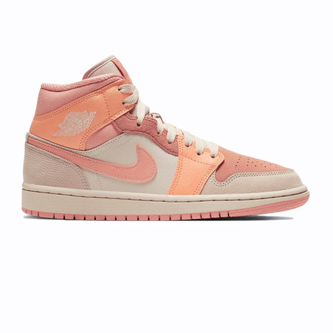 Jordan 1 mid apricot orange