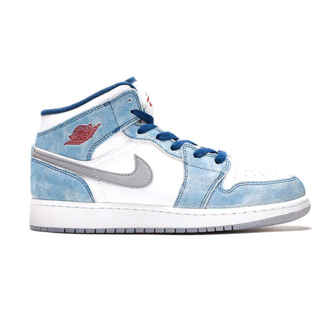 Jordan 1 mid French blue fire