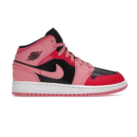 Jordan 1 mid coral chalk