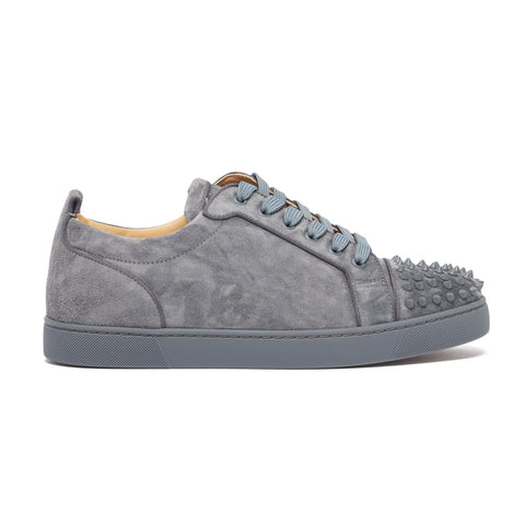 Christian Louboutin Louis Junior spike-embellished grey suede